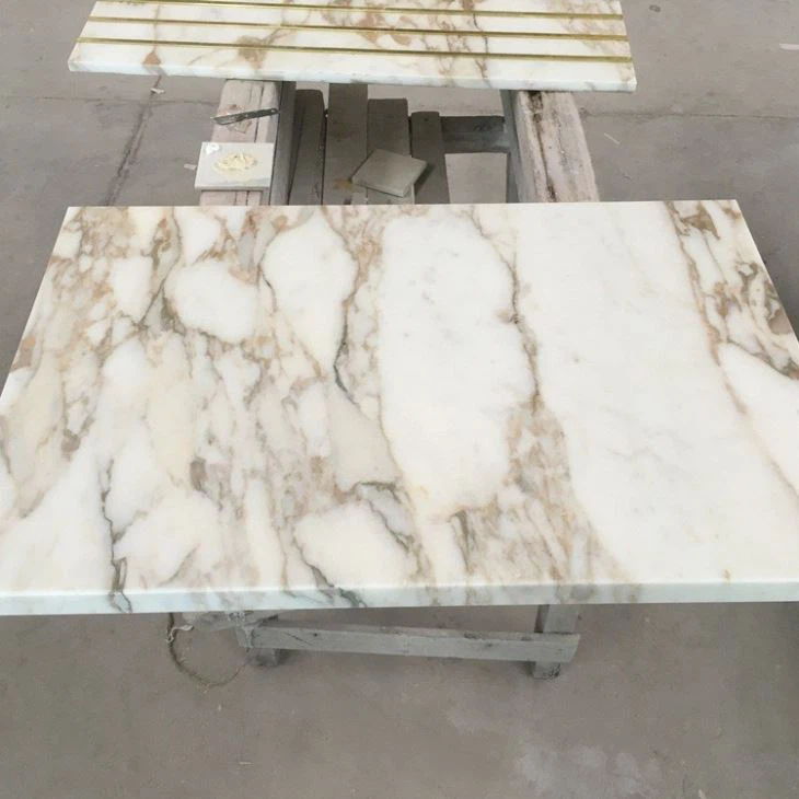 Calacatta Gold Marble Table Top (5) Calacatta Gold Marble Table Top (5)