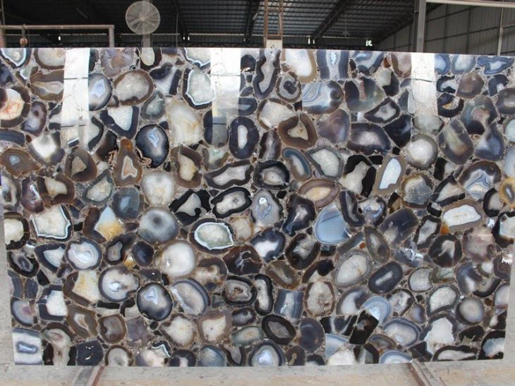 Grey Semi Precious Stone Slab