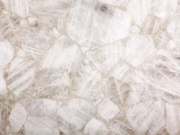 White Crystal Semi Precious Stone Slabs White Crystal Semi Precious Stone Slabs