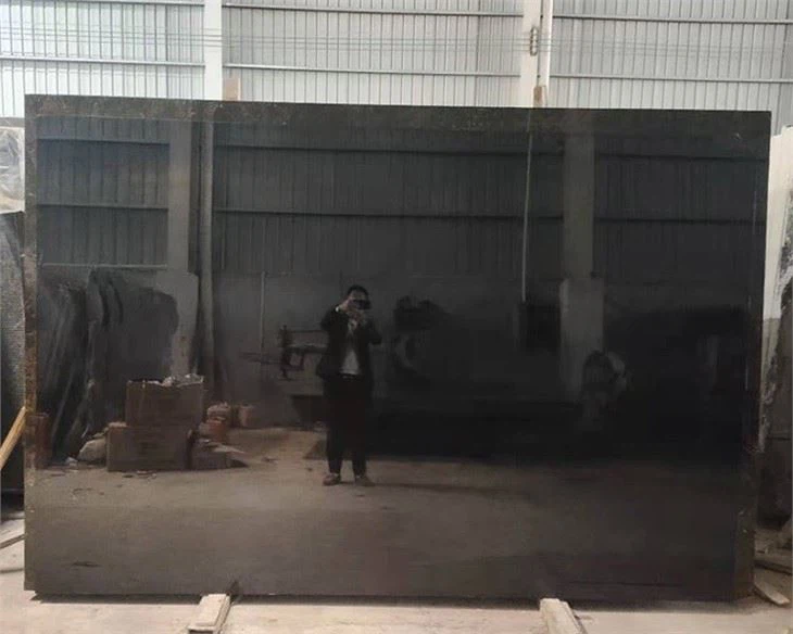 Ink Black Marble Slabs
