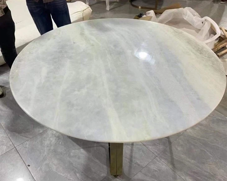 Crystal Blue Marble Tabletop Crystal Blue Marble Tabletop