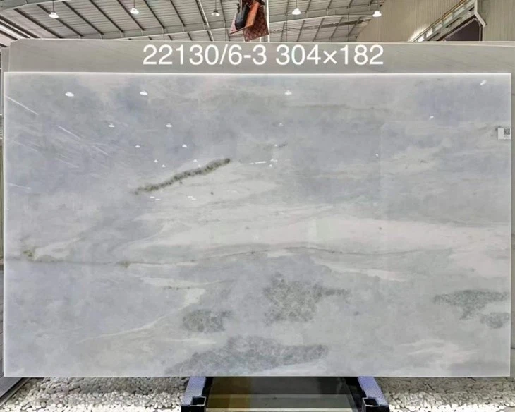 Natural Blue Crystal Marble Slab Natural Blue Crystal Marble Slab